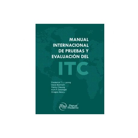 Manual Internacional de Pruebas y Evaluación del ITC (Manual Moderno)