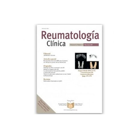Revista: Reumatología clínica (Suscripción impresa // CD.MX. y área metropolitana)